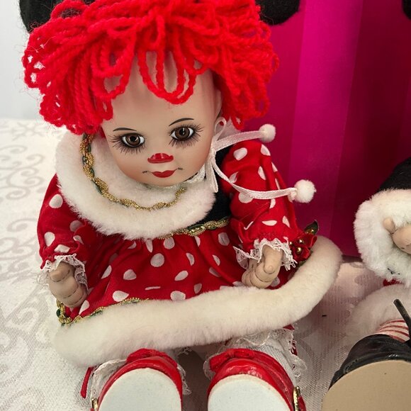 Marie Osmond Disney Minnie & Mickey Tiny Tots Dolls Set - Picture 2 of 6